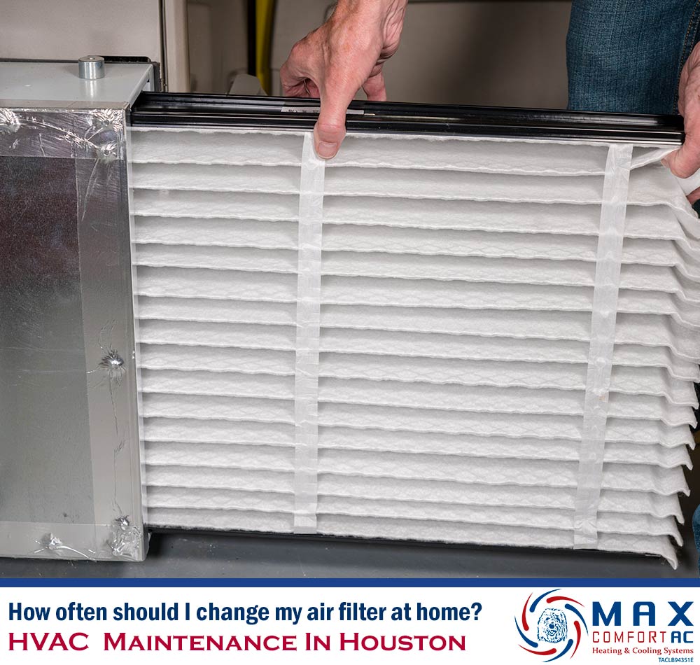 HOW OFTEN SHOULD I CHANGE MY AIR FILTER AT HOME?